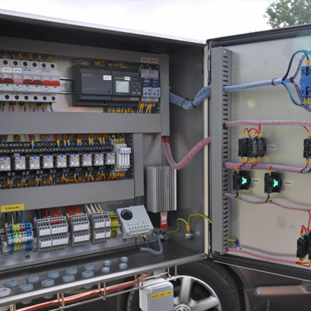 Construction of process and control cabinets